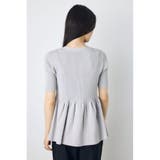 ペプラム5分袖ニットカーディガン | AZUL BY MOUSSY | 詳細画像21 