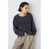 GRY | シャギーアソートロゴニット | AZUL BY MOUSSY