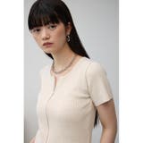 Wジップショートスリーブプルオーバー | AZUL BY MOUSSY | 詳細画像1