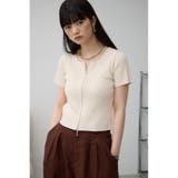 Wジップショートスリーブプルオーバー | AZUL BY MOUSSY | 詳細画像2