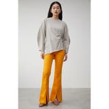SIDE SHIRRING ASYMME CUT TOPS | AZUL BY MOUSSY | 詳細画像3 