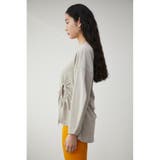 SIDE SHIRRING ASYMME CUT TOPS | AZUL BY MOUSSY | 詳細画像5 