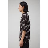 総柄ロゴジャガードビッグニットトップス | AZUL BY MOUSSY | 詳細画像15