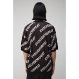 総柄ロゴジャガードビッグニットトップス | AZUL BY MOUSSY | 詳細画像16