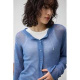 シアークルーネックボタンカーディガン | AZUL BY MOUSSY | 詳細画像23