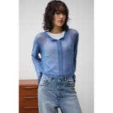 シアークルーネックボタンカーディガン | AZUL BY MOUSSY | 詳細画像24