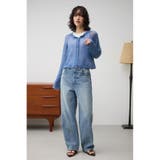 シアークルーネックボタンカーディガン | AZUL BY MOUSSY | 詳細画像25