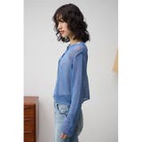 シアークルーネックボタンカーディガン | AZUL BY MOUSSY | 詳細画像27
