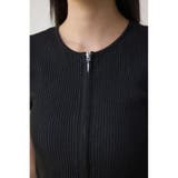 Wジップショートスリーブ配色リブプルオーバー | AZUL BY MOUSSY | 詳細画像17