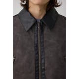 切替合皮ブルゾン | AZUL BY MOUSSY | 詳細画像8 