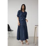 フロントギャザースリーブブラウス | AZUL BY MOUSSY | 詳細画像14