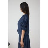 フロントギャザースリーブブラウス | AZUL BY MOUSSY | 詳細画像16