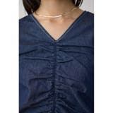フロントギャザースリーブブラウス | AZUL BY MOUSSY | 詳細画像18