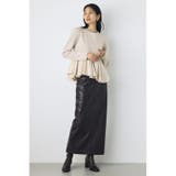 ベロアフリルヘムカットトップス | AZUL BY MOUSSY | 詳細画像11 