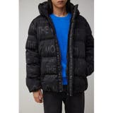 柄BLK5 | B-HEATティンバーウルフプリント中綿ブルゾン | AZUL BY MOUSSY