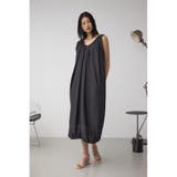 前後2WAYバルーンギャザーワンピース | AZUL BY MOUSSY | 詳細画像3 
