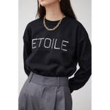 BLK | 刺繍ロゴニットトップス | AZUL BY MOUSSY