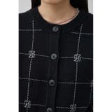 2WAYAZジャガードニットカーディガン | AZUL BY MOUSSY | 詳細画像7 