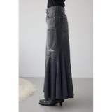 AZUL DENIM ダメージマーメイドスカート | AZUL BY MOUSSY | 詳細画像6