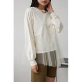 IVOY3 | チュールドッキングフレアトップス | AZUL BY MOUSSY