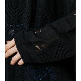 BACK SLIT CROCHET KNIT | AZUL BY MOUSSY | 詳細画像10