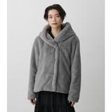 FLUFFY HOODIE SHORT COAT | AZUL BY MOUSSY | 詳細画像35