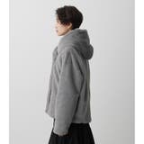 FLUFFY HOODIE SHORT COAT | AZUL BY MOUSSY | 詳細画像36