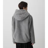 FLUFFY HOODIE SHORT COAT | AZUL BY MOUSSY | 詳細画像37