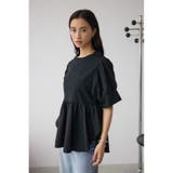 袖カフスペプラムトップス | AZUL BY MOUSSY | 詳細画像12