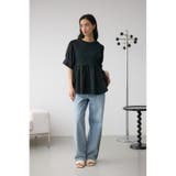 袖カフスペプラムトップス | AZUL BY MOUSSY | 詳細画像13