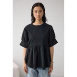 袖カフスペプラムトップス | AZUL BY MOUSSY | 詳細画像14