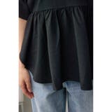 袖カフスペプラムトップス | AZUL BY MOUSSY | 詳細画像19