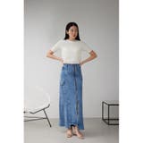 ケミカルウォッシュロングカーゴスカート | AZUL BY MOUSSY | 詳細画像16 