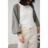 L/GRY1 | ショートニットボレロ | AZUL BY MOUSSY