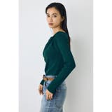ドレープ長袖ニットトップス | AZUL BY MOUSSY | 詳細画像13