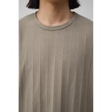 シャドウストライプクルーネックTシャツ | AZUL BY MOUSSY | 詳細画像28