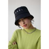 BLK | バイカラーロゴバケットハット | AZUL BY MOUSSY