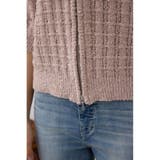 Wジップ5分袖ツイードニット | AZUL BY MOUSSY | 詳細画像20 