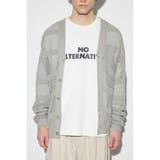 GRY | 透かし編み柄変化カーディガン | AZUL BY MOUSSY