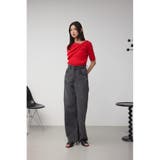 ドレープデザイン5分袖リブニット | AZUL BY MOUSSY | 詳細画像33 