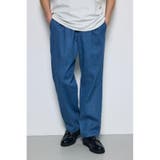 L/BLU1 | COOL MAX デニムスラックス | AZUL BY MOUSSY