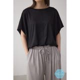 BLK | C/Tシャーベットフレアスリーブトップス | AZUL BY MOUSSY