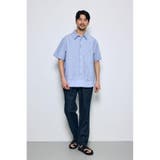 フェイクレーヤードストライプシャツ | AZUL BY MOUSSY | 詳細画像4