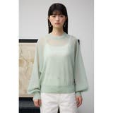 ボリュームスリーブシアーニット | AZUL BY MOUSSY | 詳細画像39