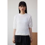 スプリングシャギー5分袖ニット | AZUL BY MOUSSY | 詳細画像4 