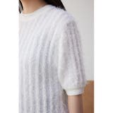 スプリングシャギー5分袖ニット | AZUL BY MOUSSY | 詳細画像8 