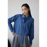 BLU | ボウタイショートシャツ | AZUL BY MOUSSY