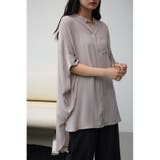 GRY | ポンチョ型楊柳シャツ | AZUL BY MOUSSY