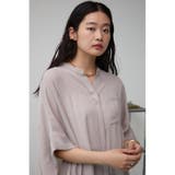 ポンチョ型楊柳シャツ | AZUL BY MOUSSY | 詳細画像21 