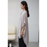 ポンチョ型楊柳シャツ | AZUL BY MOUSSY | 詳細画像25 